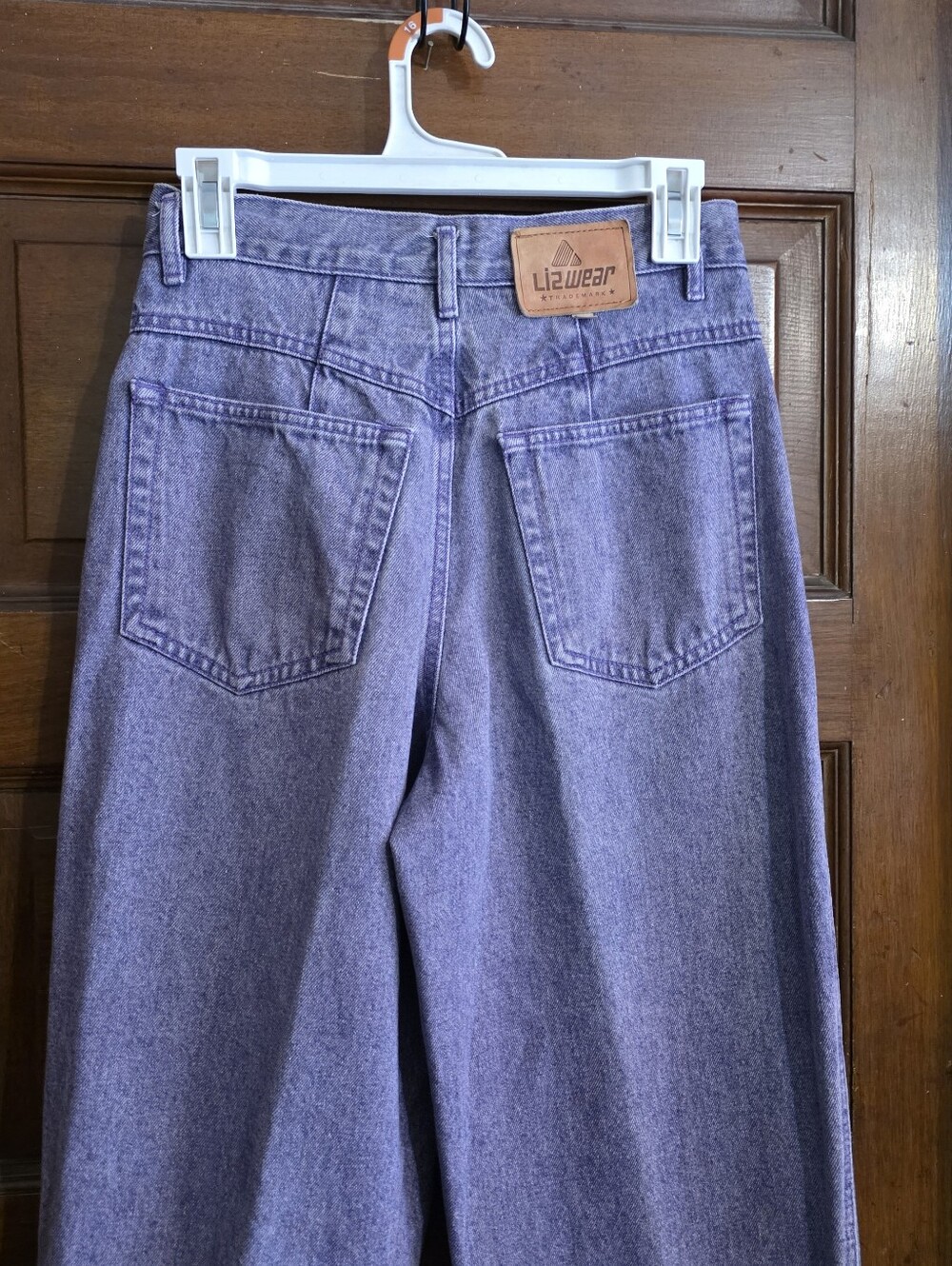 Lizwear Vintage Pleated Mom Jeans Acid Washed Lavender Size 8 - Picture 8 of 12